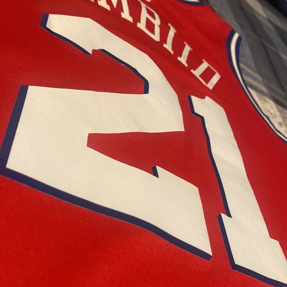 Philadelphia Sixers/76ers #21 Joel Embiid jersey size XL - Picture 11 of 13